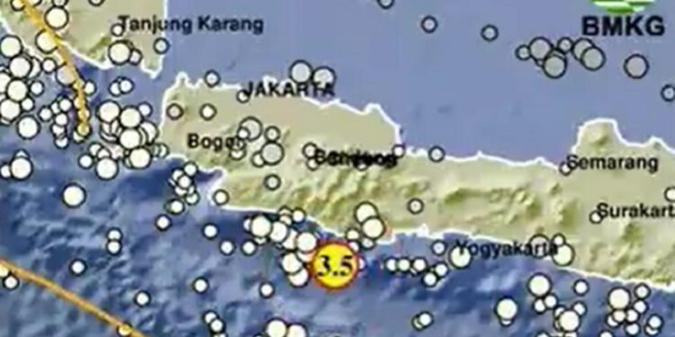 Gempa Magnitudo 3,5 Terjadi di Perairan Pangandaran